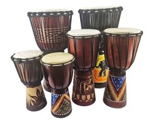 6 x Djembe Trommel Bongo Set B