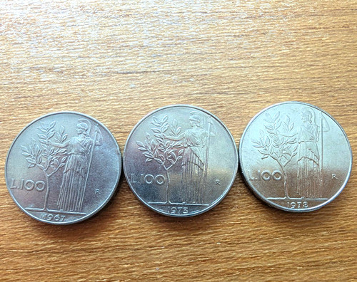 100 lire italien 1968 1975 - lire,