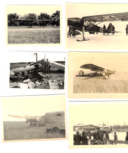 Konvolut fotos fieseler storch - fotos,