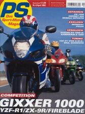 PS0304 + GIXXER 1000 vs. YZF-R1 vs. ZX-9R vs. Fireblade + PS 4/2003