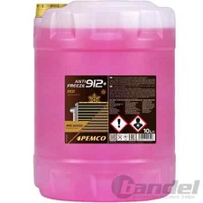 10L PEMCO 912+ ANTIFREEZE KÜHLMITTEL FROSTSCHUTZ ROSA ROT BIS -40 °C
