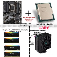 PC-Komponenten: Motherboard: Gigabyte B760 Gaming PC X DDR4 + CPU: I5-12400f.+Zu