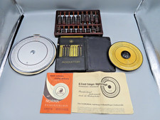 #SE4679# Konvolut alte Rechenwalze Rechengerät Addiator *VERY RAR*