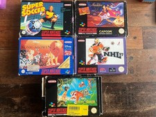 Super Nintendo Spielesammlung 5 Spiele in OVP SNES mit Anleitung Module Top!