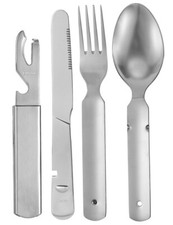 BW BUND Bundeswehr Essbesteck Camping Besteck Outdoor Feldbesteck 4-teilig