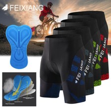Fahrradhose Herren Damen 4D Gel Sitzpolster Radhose Radlerhose Unterhose Pants