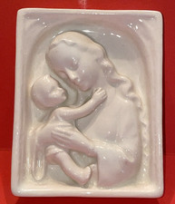 Hummel Goebel® Wandbild  Hum 48,TM2, 1950 - 1955,Madonna, Maria mit Kind ,Weiß