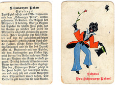Altes Kartenspiel Schwarzer