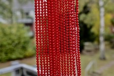 50 Perlen 4 mm Schmuck Perlenkette Halskette Collier Korallen Steinschmuck mnj