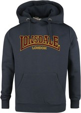 Lonsdale London Kapuzenpullover Herren Hooded Classic LL002 blau