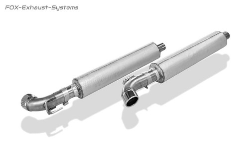 Sidepipe sportauspuff - ,