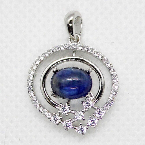 Cabochon saphir cubic zirkonia - saphir,