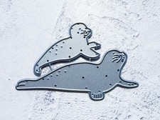 Seerobben Stanzschablonen Original Charlie & Paulchen *neuwertig*