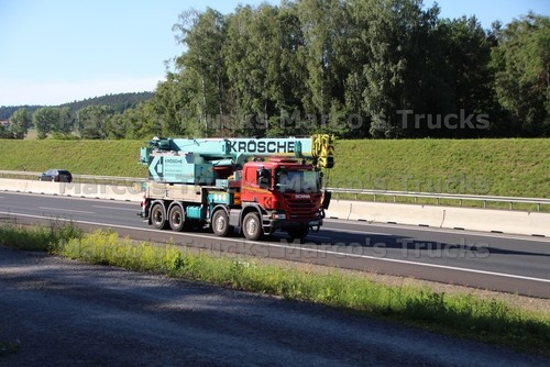 Lkw foto scania kranwagen - scania,