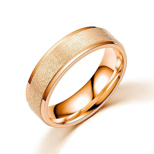 Edelstahl ring frosted - edelstahl,