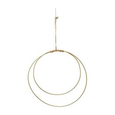 Deko-Ringe Ringe Metall D17/22 cm zum Hängen goldfarben