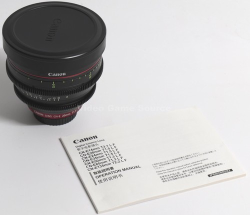 Canon 20mm l ef - cn-e, t1.5
