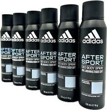 6x adidas Men AFTER SPORT - erfrischend & aromatisch - Deo Deodorant  (6x 150ml)