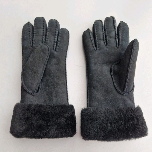 Emu handschuhe schwarz l - schwarz, m/l