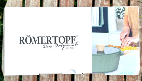 New romertopf cooking - new,