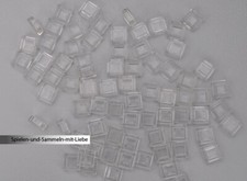 100 x LEGO® STEINE 1 x 1 NOPPEN GLATT FLIESE FLIESEN 3070 NEU KLAR TRANSPARENT