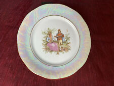 Chodziez Porzellan Teller 23,4cm Goldrand Golddekor Made in Poland