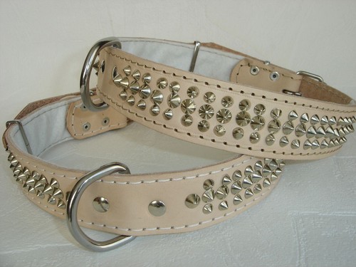Leder halsband - leder,