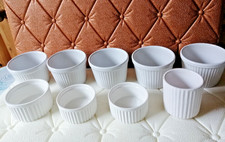 9 Souffle Förmchen  Creme Brulee Muffin Schälchen 10-6,5 cm Ofenfeste Förmchen