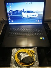 BMW Diagnose Laptop | E-Net-Kabel | Sofort einsatzbereit | i3/SSD/4GB/17 Zoll