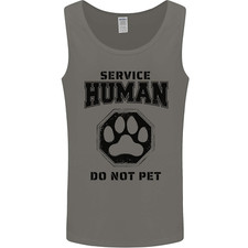 Lustiges Dog Service Human Do Not Pet Herren Trägershirt Tanktop