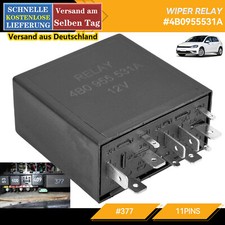 377 Intervall Wischer Relais Wischwaschrelais für VW Golf Audi A4 A6 .4B0955531A