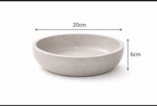 Betonschale 20cm modern - , grau