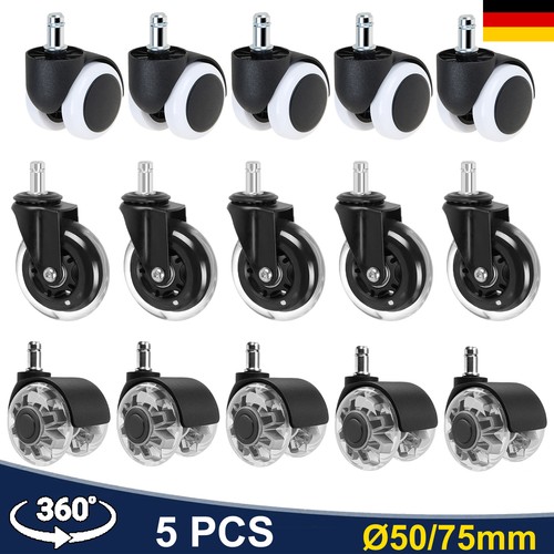 Bürostuhlrollen - , 5x