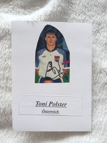 Signiertes foto toni polster - foto,