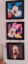 3 Schöne Bilder Disney Micky, Minnie und Pluto