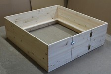 Wurfbox Welpenbox Wurfkiste Hunde Hundebett Naturholz 170 x 170 x 40cm NEU