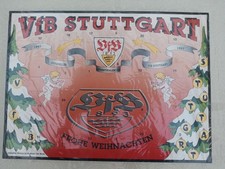 Adventskalender vom VfB Stuttgart aus dem Jahr 1997, ovp, Rarität