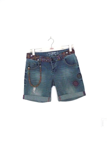 Desigual stretch jeans shorts - stretch,