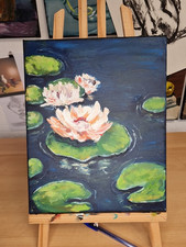 Ölgemälde Kunst Ölbild Modern Art Original Unikat Wandbild Schill Landschaft 