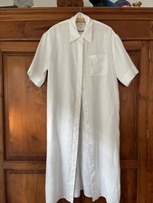 COS: Weißes Leinenkleid, Gr. 36