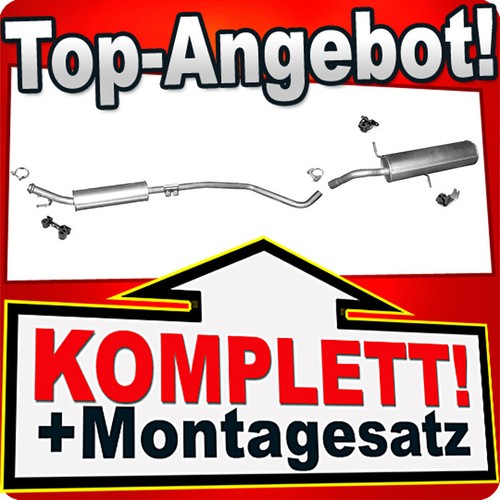 Auspuff für citroen ii - auspuff, i