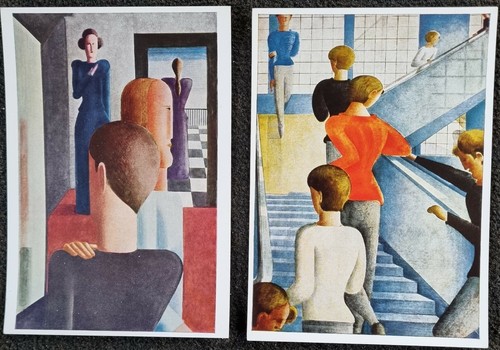 Oskar schlemmer 2 - 2, postkarten