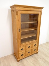 traumhafte Landhaus-Vitrine im Jugendstil in Weichholz von "Antik-Lux"