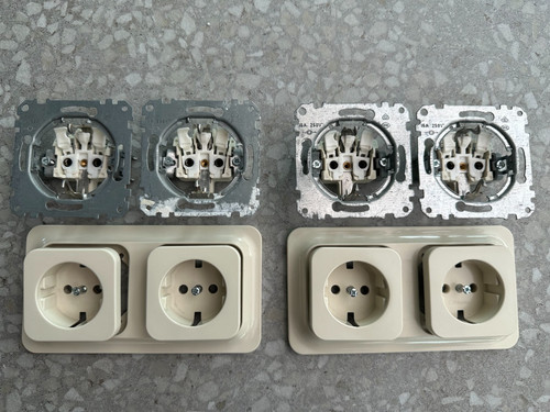 Merten schuko steckdose - 4x,