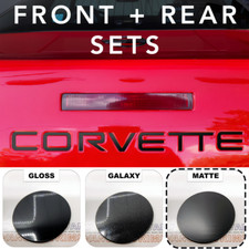 Matte Black FRONT & REAR