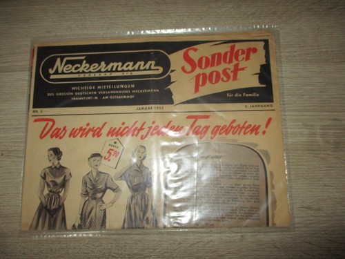Neckermann katalog sonderpost - neckermann,