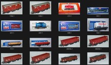 verschiedene H0 Güterzugwagen