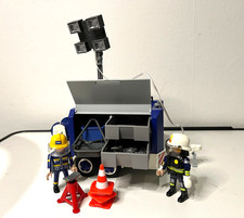 Playmobil THW Anhänger mit Lichtmast