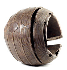 Burkina, Lobi: Bronze-Armreif