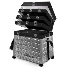 Sitzkiepe mit 4 Laden Angelkiste Angelkoffer Sitzbox Angelbox Angelsitz Angeln